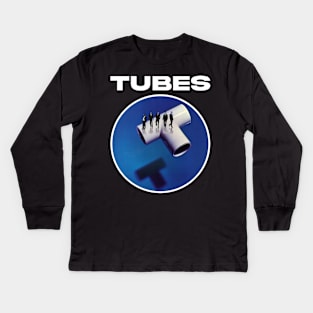 THE TUBES BAND Kids Long Sleeve T-Shirt